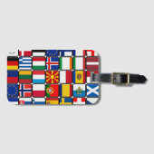 世界の国旗 ラゲッジタグ (正面横)