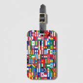 世界の国旗 ラゲッジタグ (正面縦)
