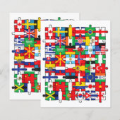 世界の国旗 国際旗 (正面/裏面)