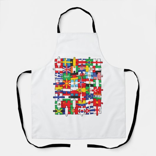 世界の国旗 国際旗 エプロン (正面)
