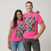 世界の国旗 Tシャツ (ユニセックス)