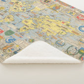 世界の国際連合の地図 シェルパブランケット (3/4)