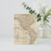 世界の地図3 ポストカード (スタンド正面)