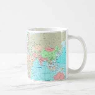 世界の地図 コーヒーマグカップ