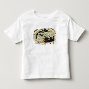 世界の地図 トドラーTシャツ
