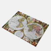 世界の地図 ドアマット (アングル)