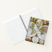 世界の地図 ノートブック (内部)