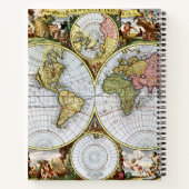 世界の地図 ノートブック (裏面)