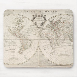 世界の地図 マウスパッド