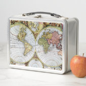 世界の地図 メタルランチボックス (インサイチュ)