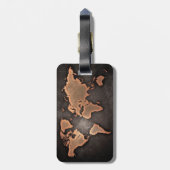 世界の地図 ラゲッジタグ (裏面縦)