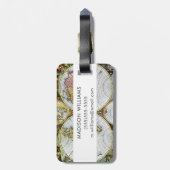 世界の地図 ラゲッジタグ (裏面縦)