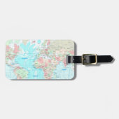 世界の地図 ラゲッジタグ (正面横)