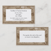 世界の地図 名刺 (正面/裏面)