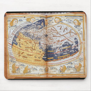 世界の地図、1486年 マウスパッド