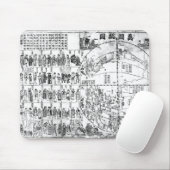 世界の地図、1671年 マウスパッド (マウス)