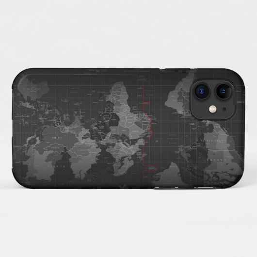 世界の地図 Case-Mate iPhoneケース (裏面(横))