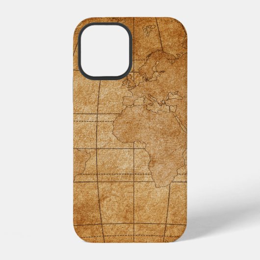 世界の地図 iPhoneケース (裏面)