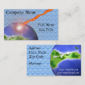 世界の地球の建築 名刺 (正面/裏面)