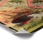 世界の地球儀 ポスター (角)