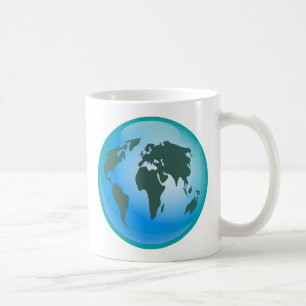 世界の地球 コーヒーマグカップ