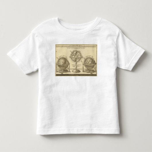 世界の地球 トドラーTシャツ (正面)