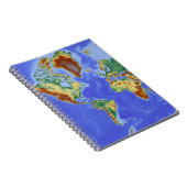 世界の地理国際地図 ノートブック (右側)