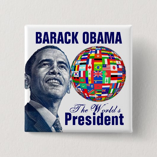 世界の大統領 缶バッジ (正面)