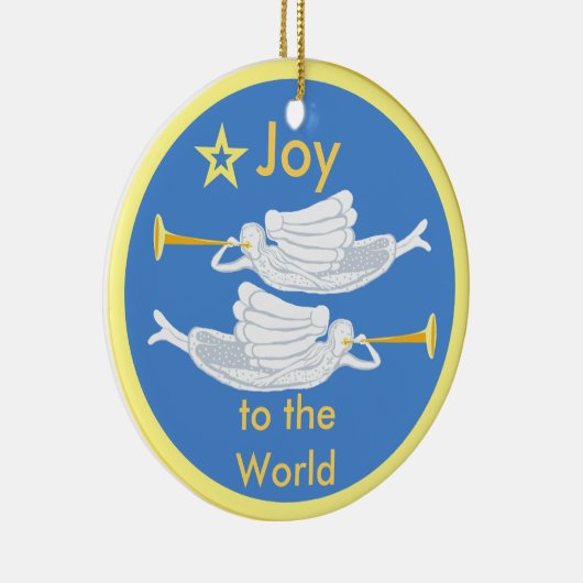 世界の天使とイエスへの喜び セラミックオーナメント (右)