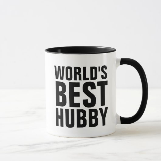 世界の夫の最高のハビーコーヒーマグ マグカップ (右)