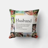 世界の夫の最高の定義12写真おもしろい クッション (裏面)