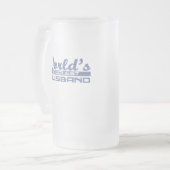 世界の夫クール フロストグラスビールジョッキ (正面左)