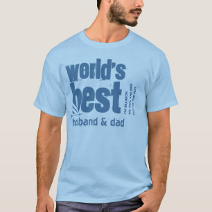 世界の夫最高のとパパX10 Tシャツ