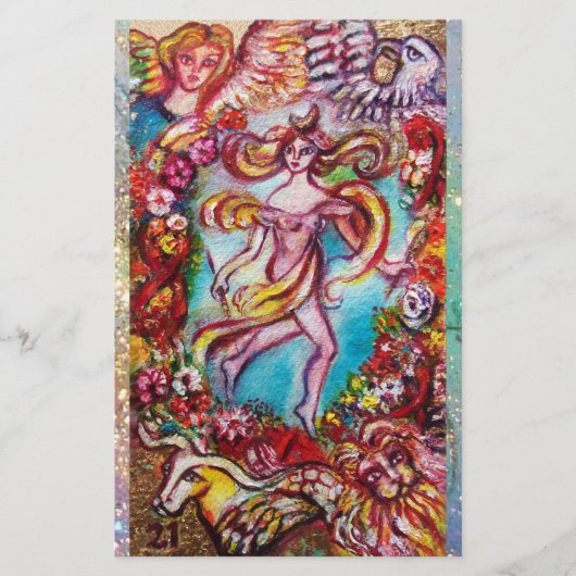 世界の失った影の石 便箋 (正面)