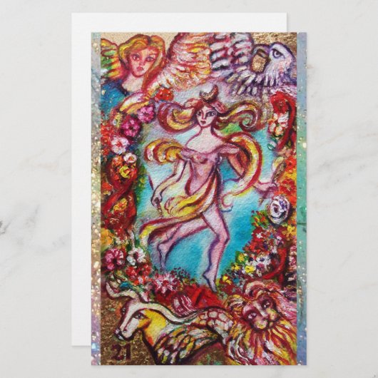 世界の失った影の石 便箋 (正面/裏面)