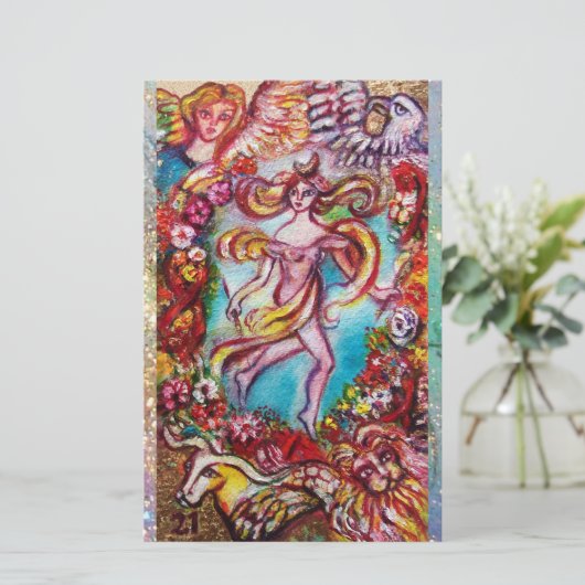 世界の失った影の石 便箋 (スタンド正面)