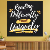 世界の失読症認識度 キャンバスプリント (インサイチュ (リビング))