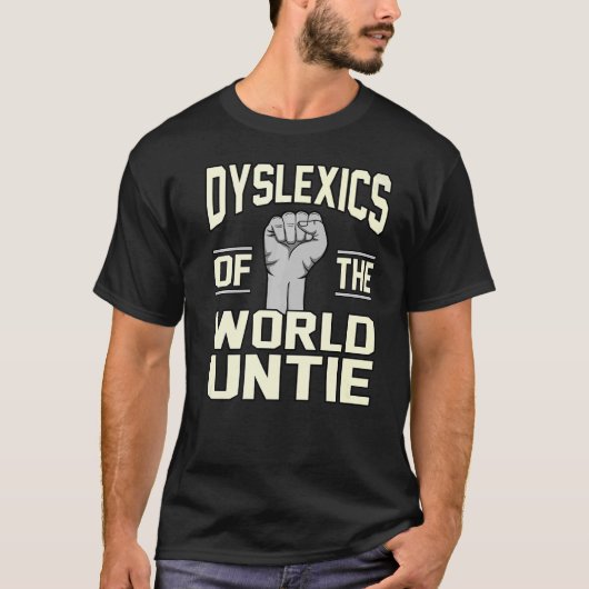 世界の失調性失調症認識度銀 Tシャツ (正面)