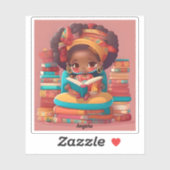 世界の女の子読たち – アンゴラ シール (シート)