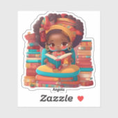 世界の女の子読たち – アンゴラ シール (シート)