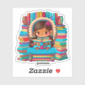 世界の女の子読たち – グアテマラ シール (シート)