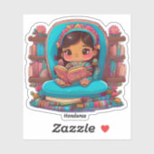 世界の女の子読たち – ホンジュラス シール (シート)