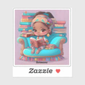 世界の女の子読たち – ボツワナ シール (シート)