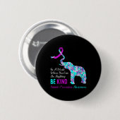 世界の女性は親切に自殺防止を支援する 缶バッジ (正面&裏面)