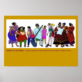 世界の女性ポスター ポスター