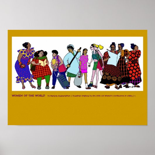 世界の女性ポスター ポスター (正面)