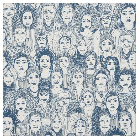 世界の女性 ファブリック (見本)