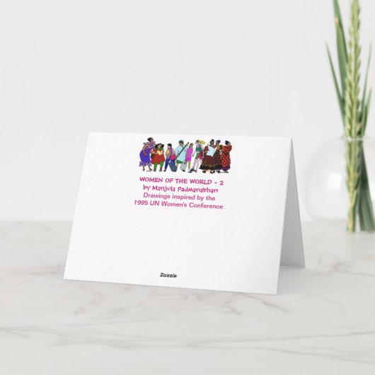 世界の女性 – 2 カード (裏面)