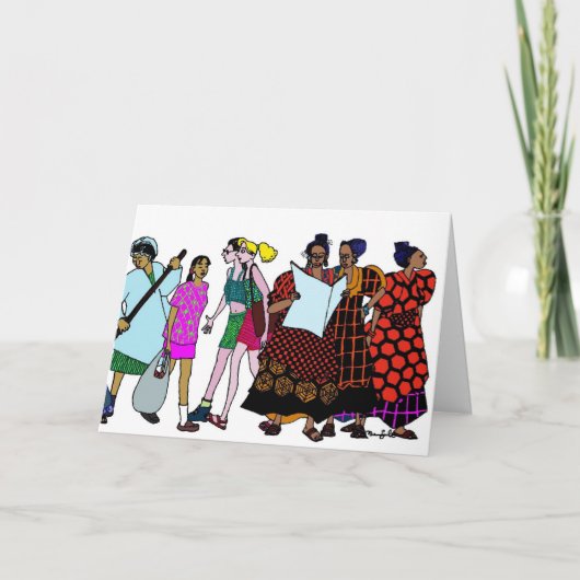 世界の女性 – 2 カード (正面)