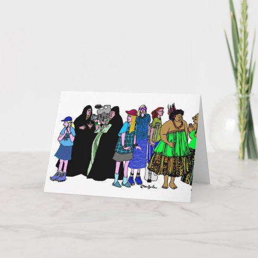 世界の女性- 5 カード (正面)